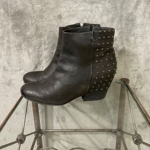 Gentle Souls by Kenneth Cole block fierce studded ankle boots size 9.5 Punk Rock